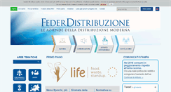 Desktop Screenshot of federdistribuzione.it