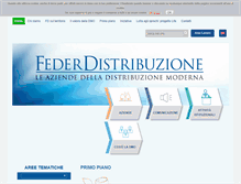 Tablet Screenshot of federdistribuzione.it
